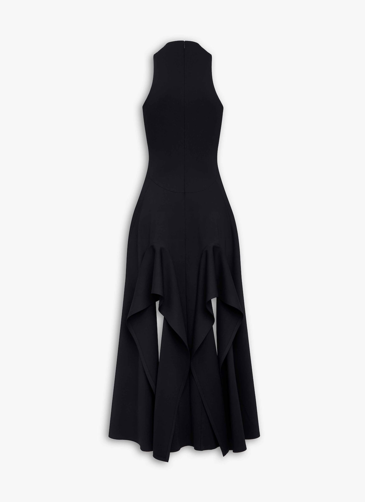 COMPACT JERSEY TECHNICAL DRESS ALAÏA BLACK COMPACT JERSEY TECHNICAL DRESS